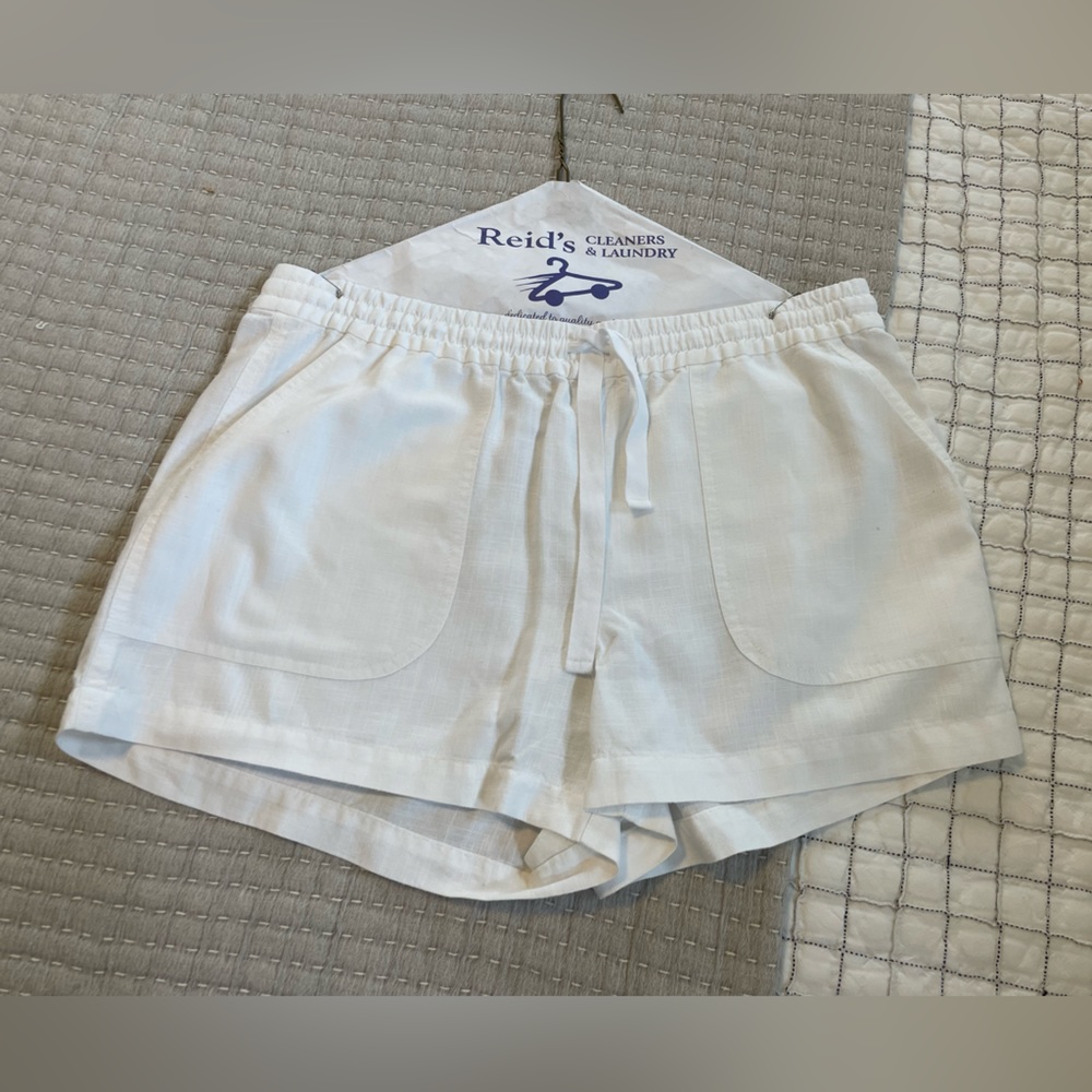 Jcrew linen drawstring women’s shorts in size medium